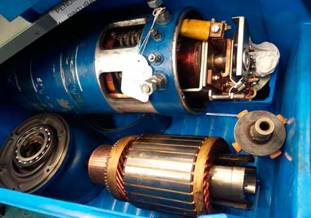 Reconditioning of starter motors on DeutzMwm engines