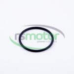 Junta tórica Jenbacher RS-350544 de color negro sobre un fondo blanco con el logo de "rsmotor powersolutions".