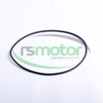 Junta tórica Jenbacher RS-540808 de color negro sobre fondo blanco, con el logo "rsmotor powersolutions" y un código QR.