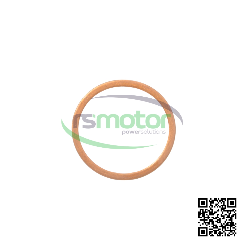 Anillo de Sellado Jenbacher 01118801 sobre un fondo blanco y con el logo de "RS Motor" en el centro