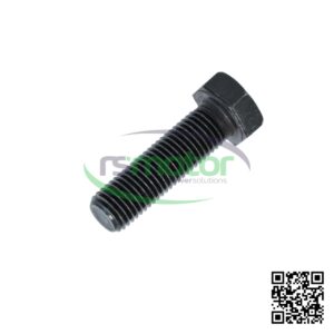 Tornillo Hexagonal MWM RS-01126193 sobre un fondo blanco con el logo de "RS Motor" y un código QR