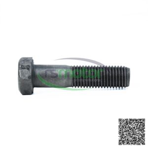 Tornillo hexagonal MWM RS-01148026 de metal oscuro con rosca y cabeza hexagonal, sobre fondo blanco.