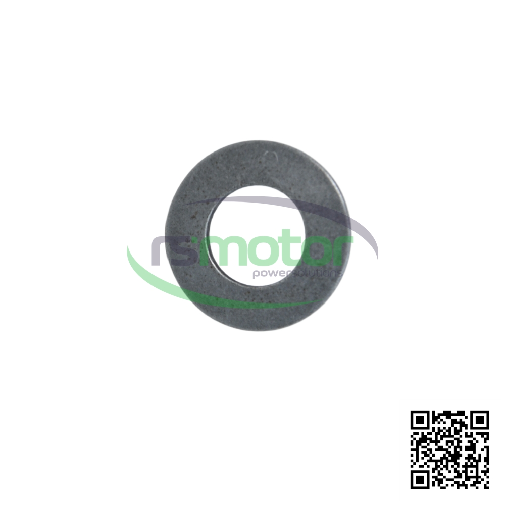 A MWM disc spring with reference RS01148177 on a white background with the "RS Motor" logo in the background and a QR