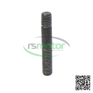 Un perno MWM con referencia RS1148864 sobre un fondo blanco con el logo de "RS Motor" de fondo y un QR