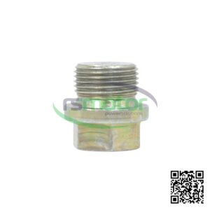 Un tapón roscado Deutz / MWM con referencia RS01149198 sobre un fondo blanco con el logo de "RS Motor" de fondo y un QR