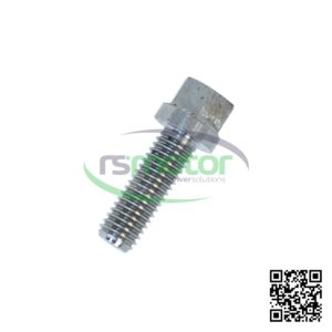 Tornillo hexagonal Deutz / MWM con referencia RS01178154 sobre un fondo blanco con el logo de "RS Motor" de fondo y un QR