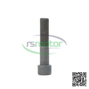 Un tornillo MWM con referencia RS01180087 sobre un fondo blanco con el logo de "RS Motor" de fondo y un QR