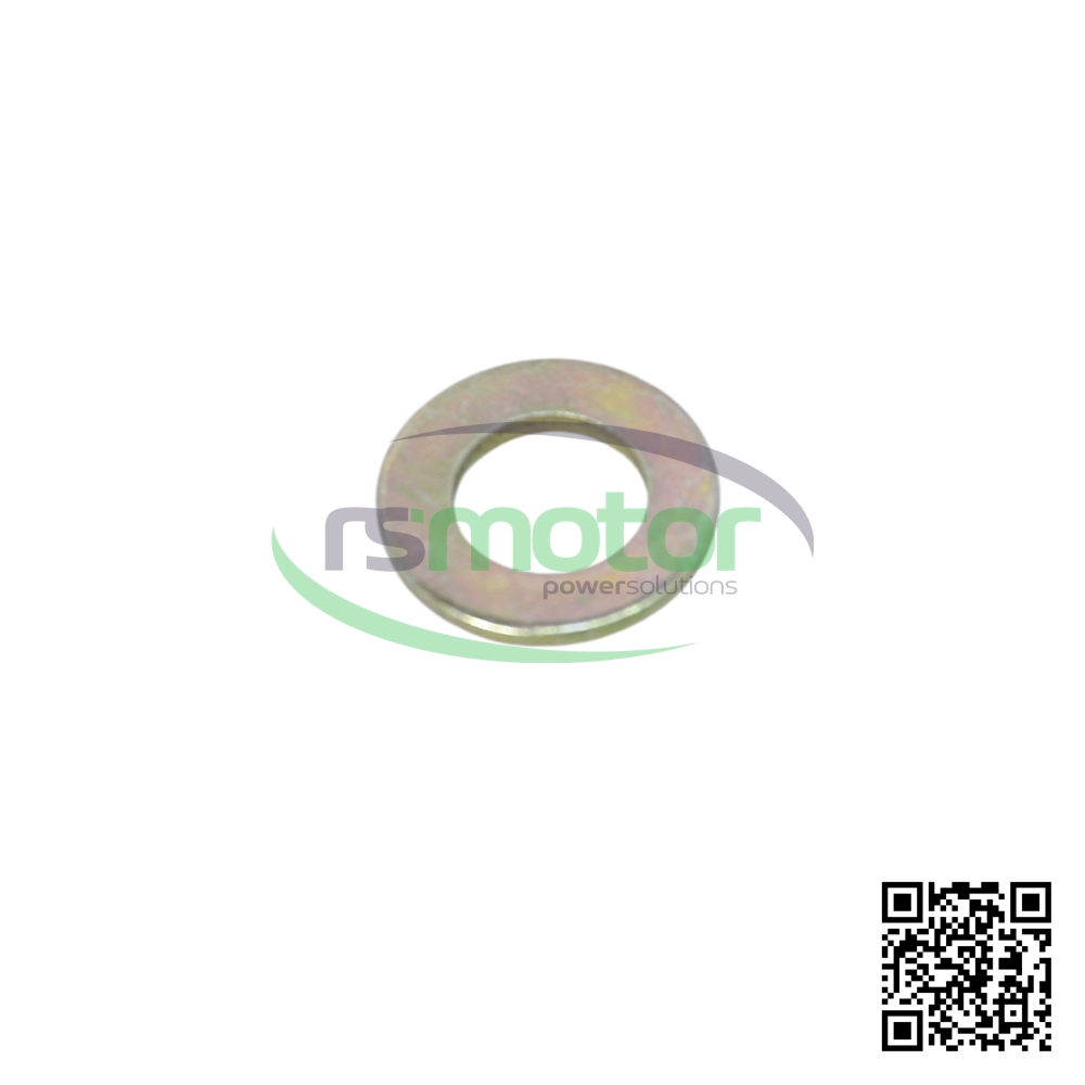 A Deutz / MWM plain washer with reference RS-02404201 on a white background with the "RS Motor" logo in the background and a QR