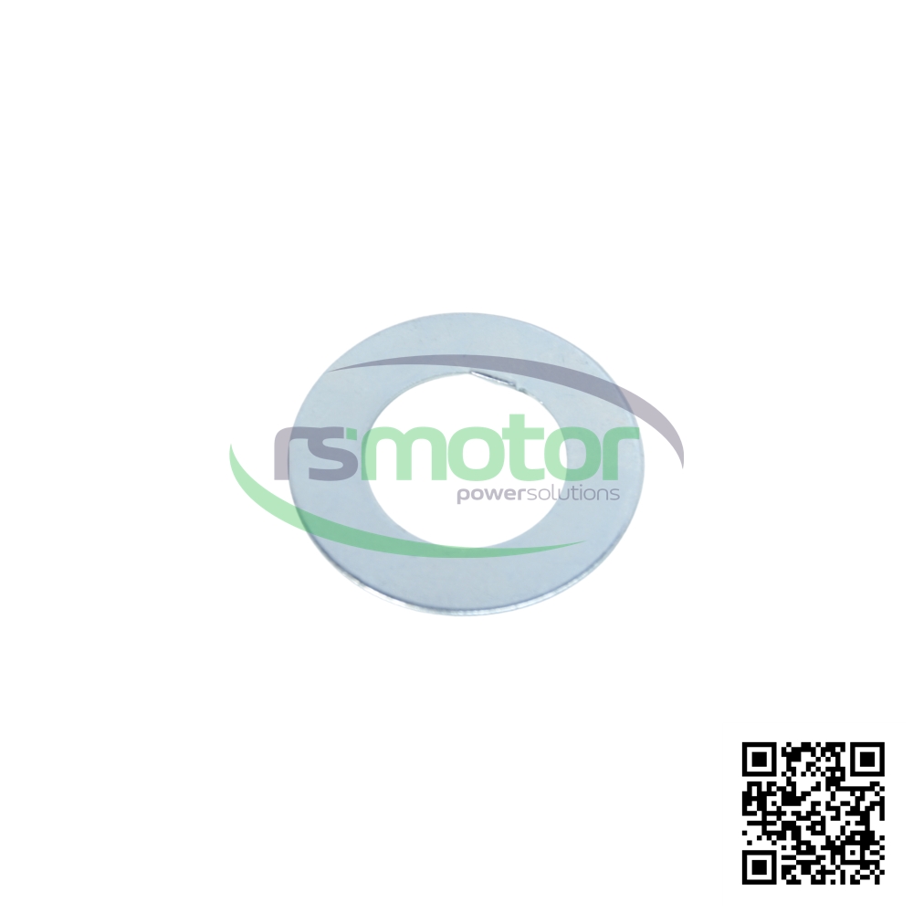 Locking Washer Jenbacher RS100058 on a white background with the “RS Motor” logo in the background and a QR code.