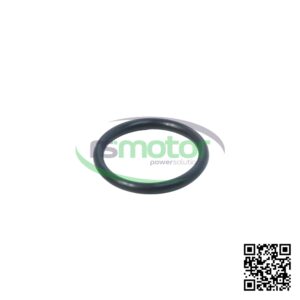 Junta tórica Jenbacher 105777 sobre un fondo blanco y con el log de "RS Motor" en el centro