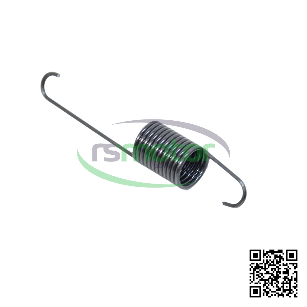 A Jenbacher tension spring with reference RS116010 on a white background with the "RS Motor" logo in the background and a QR