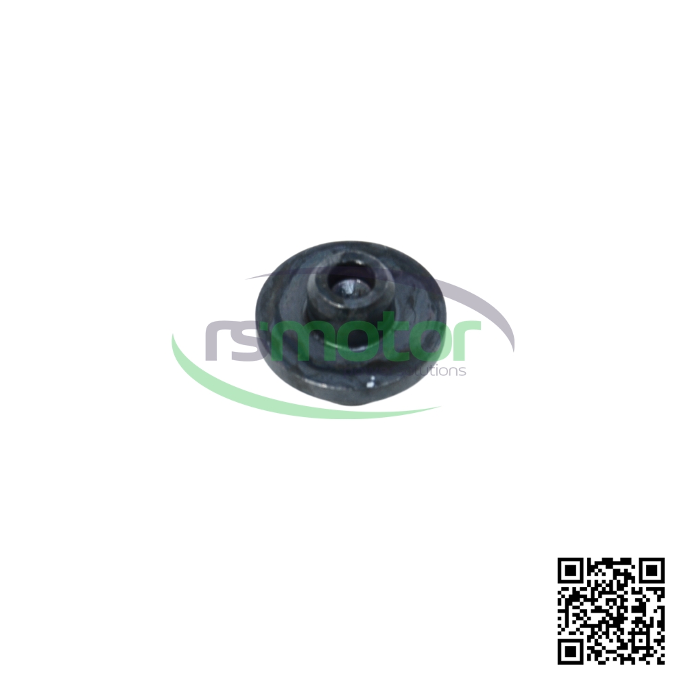 A MWM thrust bolt with reference RS-12029712 in black on a white background with the "RS Motor" logo on the background and a QR code
