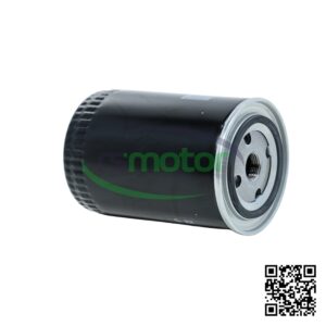 Filtro de Aceite MWM RS-12153175 sobre un fondo blanco con el logo de "RS Motor" y un código QR