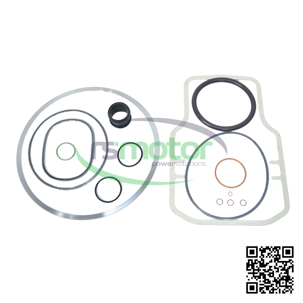 MWM gasket set with reference RS12211353 on a white background with the "RS Motor" logo in the background and a QR code in the corner