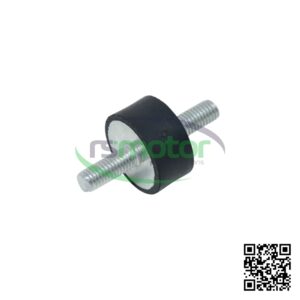 Silemblock/Aislamiento MWM con referencia RS12212498 sobre un fondo blanco con el logo de "RS Motor" de fondo y un código QR en la esquina