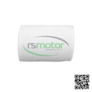 Filtro MWM RS-12213512 sobre un fondo blanco con el logo de "RS Motor" y un código QR
