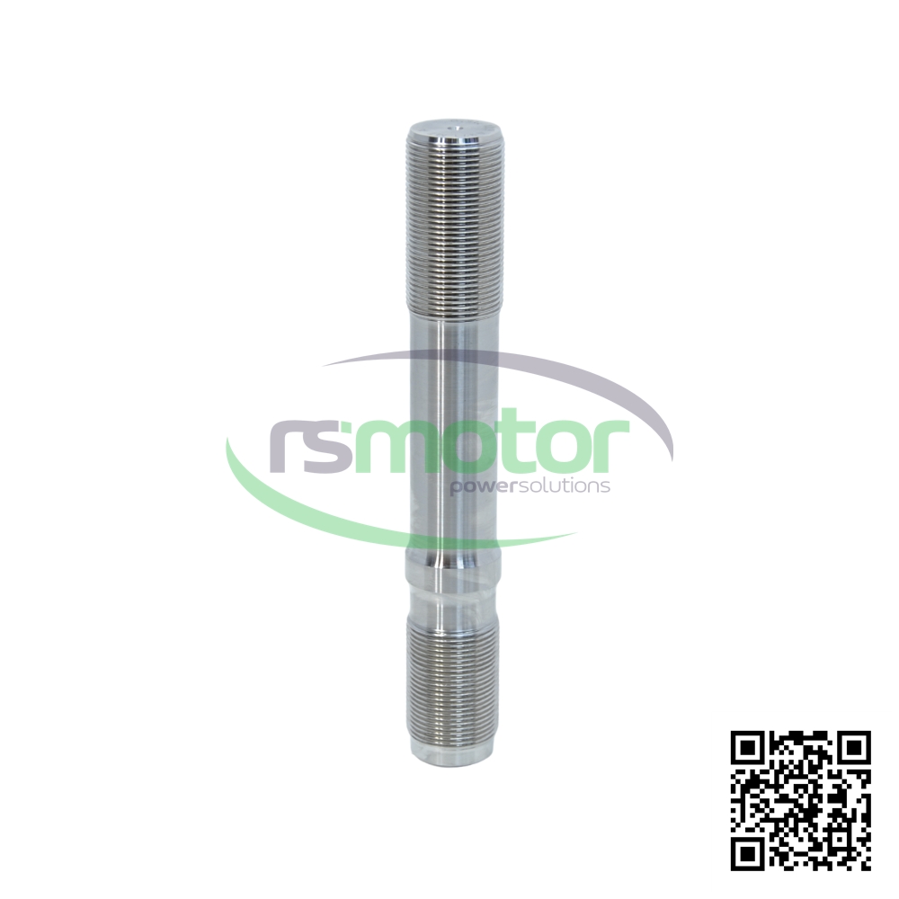 A MWM stud with reference RS12284611, in grey, on a white background with the "RS Motor" logo in the background and a QR