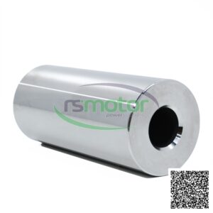 Bulón (pasador de pistón) MWM RS-12307636, un componente metálico cilíndrico y brillante con un orificio en un extremo.