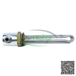 Resistencia de precaldeo MWM RS-12409453, un elemento calefactor metálico con rosca y terminal eléctrico.