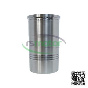 Chaqueta MWM de color gris con referencia RS12454437 sobre un fondo blanco con el logo de "RS Motor" de fondo y un código QR en la esquina.