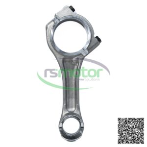 Biela MWM RS-15084949 de metal gris con dos orificios circulares y un logotipo de "rsmotor" en el centro.