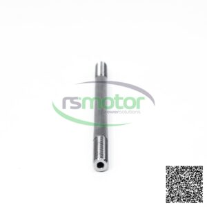 Varilla de control Jenbacher RS-281445 con un extremo roscado y un orificio, sobre fondo blanco con logo "rsmotor".