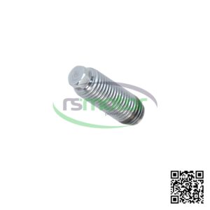 A Jenbacher adjustment bolt with reference RS281881 on a white background with the "RS Motor" logo in the background and a QR