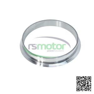 A Jenbacher ring with reference RS282696 a white background with the "RS Motor" logo on the background and a QR