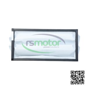 Filtro Jenbacher 316047 sobre un fondo blanco y con el logo de "RS Motor" en el centro