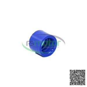 Anillo de sellado Jenbacher RS-354846 de color azul con el logo "rsmotor powersolutions" y un código QR.