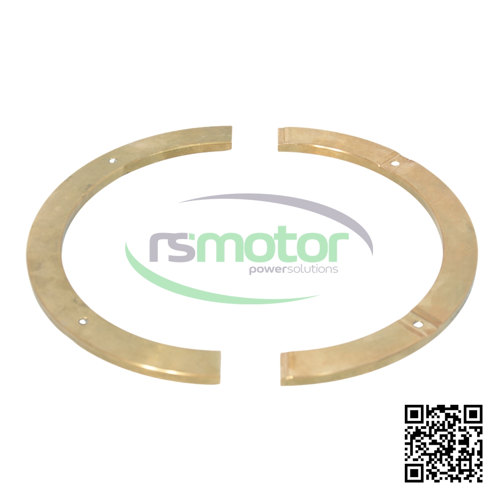 A Jenbacher thrust ring with reference RS373131 on a white background with the "RS Motor" logo in the background and a QR