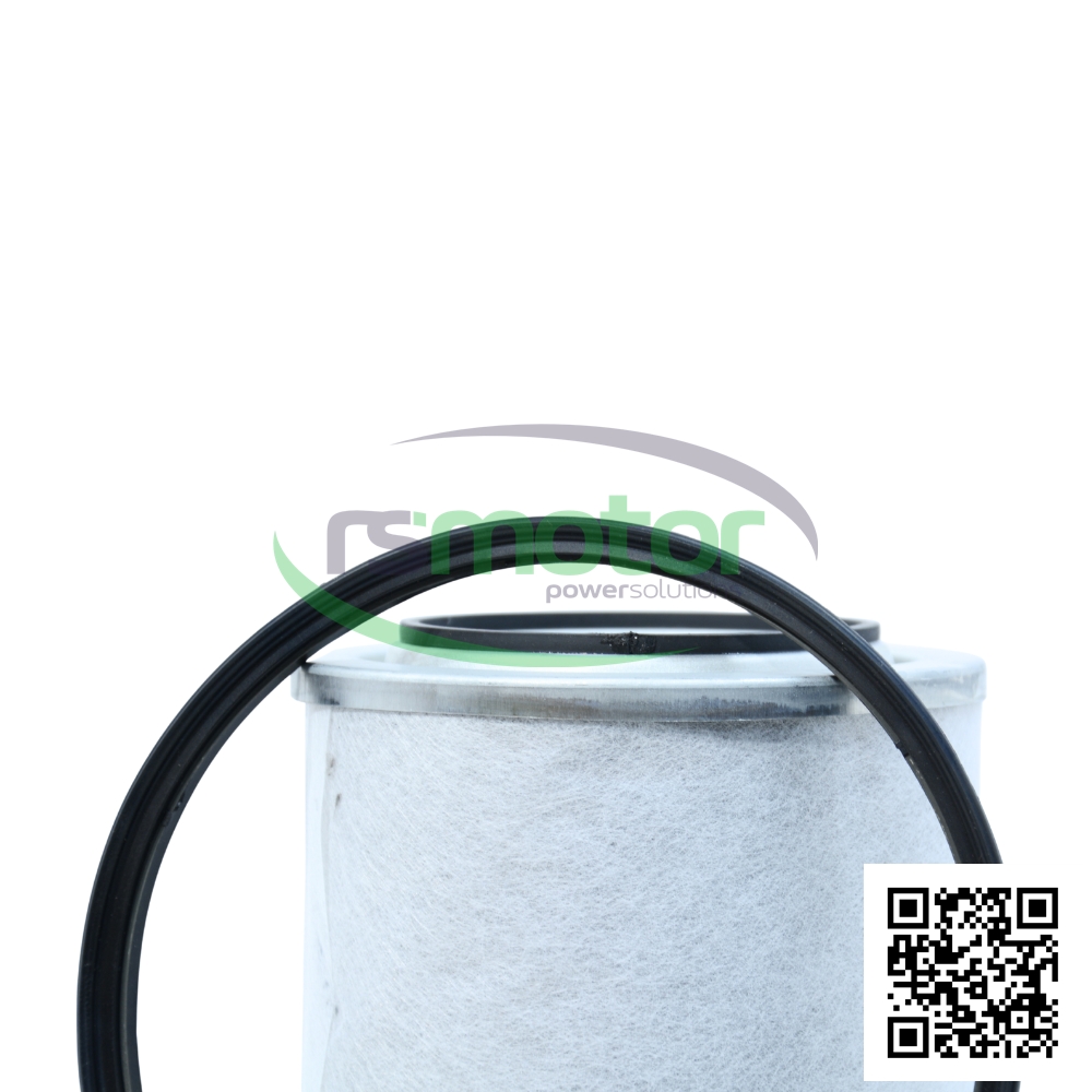 Filtro Jenbacher 431447 sobre un fondo blanco y con el logo de "RS Motor" en el centro