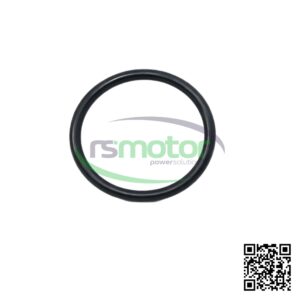 Una junta Tórica Guascor con referencia RS7211996 de color engro sobre un fondo blanco con el logo de "RS Motor" de fondo y un QR