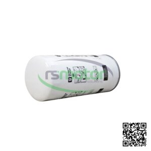 Filtro de Aceite Guascor con referencia RS7650417 en un fondo blanco con el logo de "RS Motor" de fondo y un QR