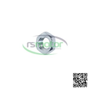 Tuerca Hexagonal MWM RS-01149392 Sobre un Fondo Blanco con el logo de RS Motor de fondo