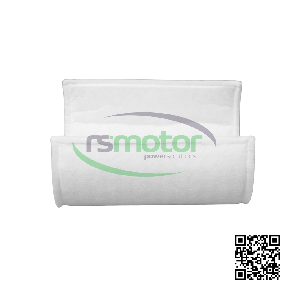 Elemento Filtrante MWM RS-12213502 Sobre un fondo blanco con el logo de RS Motor de fondo