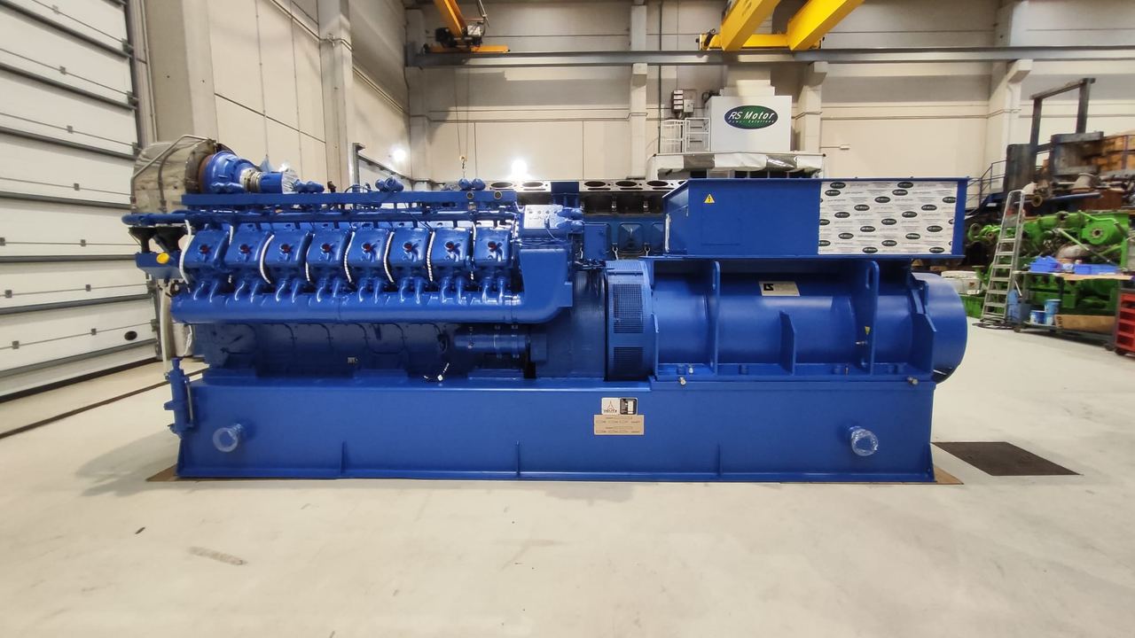 MWM TBG 620 V16 generator set fully overhauled at RS Motor