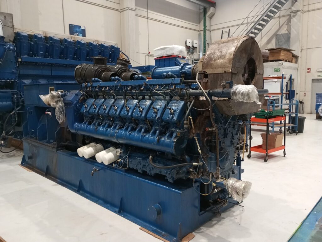 Motor de gas MWM TBG 620 para cogeneración - repuestos RS Motor